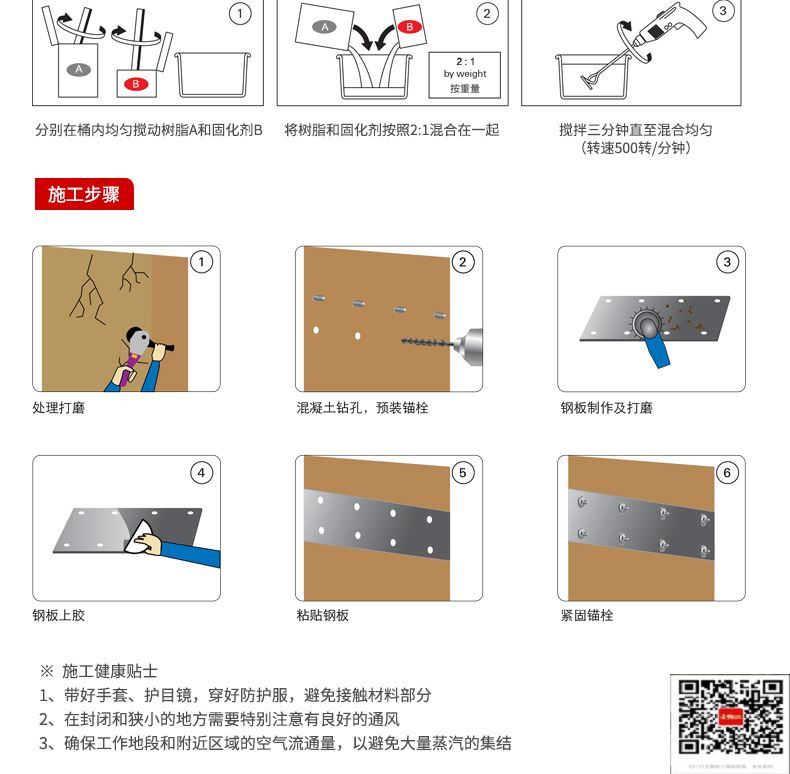 包钢永宁粘钢加固施工过程